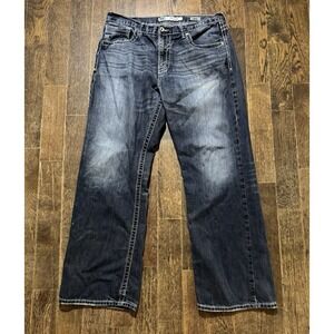 BKE Buckle Tyler Jeans Mens Size 36R (34x29) Blue Bootcut Low Rise